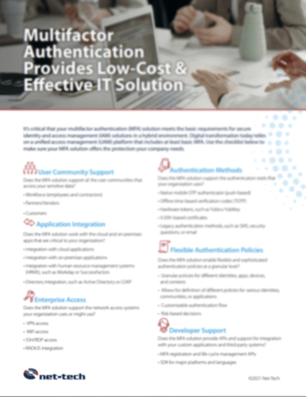 Multifactor Authentication